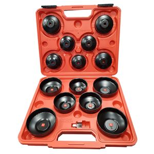 Set Copas Saca Filtros de Aceite 14 Piezas