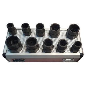 Set Dados Para Extraer Tuercas Rodadas 10 Piezas