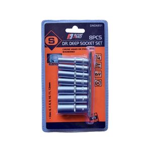 Jgo Dado Largos Hexagonal 1/4" 7 Piezas