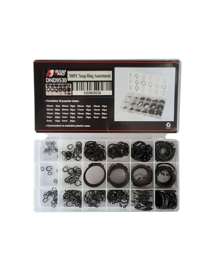 BGS TECHNIC E-Sicherungsring-Set, 8039, 1,5...22mm, 300-tlg - Foto 12