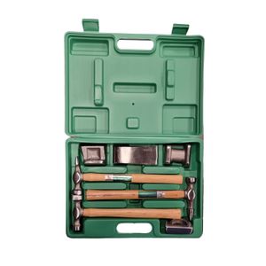 Set Martillos Desabollador Mango Madera