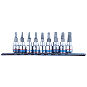 Set Dados Torx 1/4" - 9 Piezas