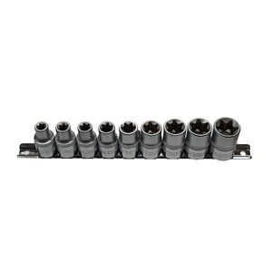 Kit Dados Torx Hembra 1/2" 9Pz