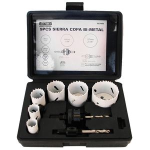 Juego Brocas Copa Bi-Metal 9 Pz