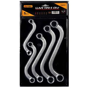 Kit Llaves Corona-Corona Tipo S 5 Pz