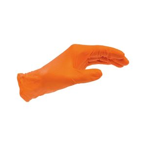 Guantes Texturizados Naranjos Talla M 50 Unidades