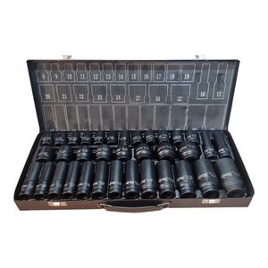 Set Dados Impacto Hexagonales 1/2” - 35 Piezas