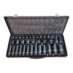 Set Dados Impacto Hexagonales 1/2” - 35 Piezas