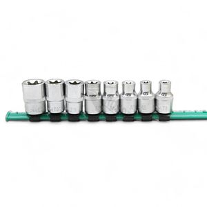 Set de Dados Torx Hembra (E) 1/2" 8Pz