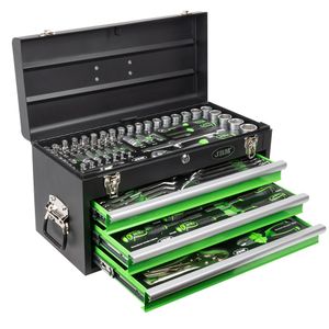 Caja Metálica con 143 Herramientas