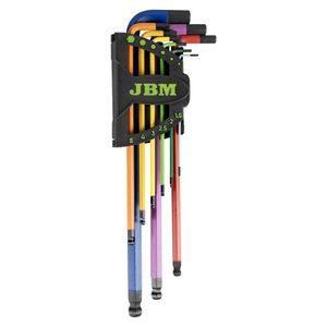 Set de Llavea Allen Punta Redonda Extralarga 9pz
