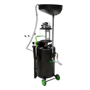 Colector de Aceite 70 (+10+10) Litros Con Sistema de Aspiración Neumática