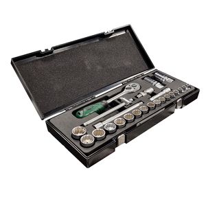 Juego de Dados 3/8" Poligonal - 24 Piezas