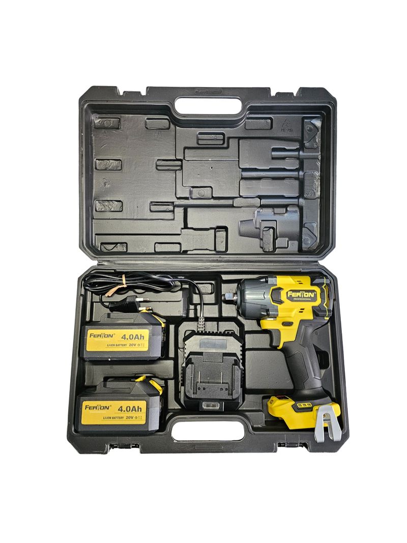 Pistola de Impacto Inalámbrica 20V 850 Nm YRL850F0 – 2 Baterías 4Ah