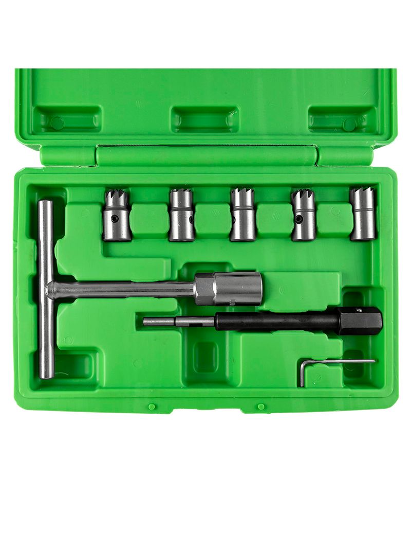 Set Escariador Base de Inyectores – 8 pzs