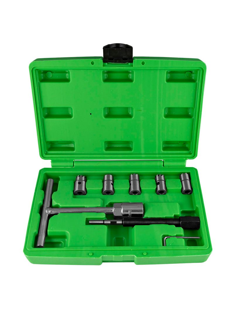 Set Escariador Base de Inyectores – 8 pzs
