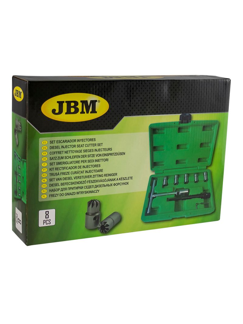 Set Escariador Base de Inyectores – 8 pzs