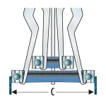 Extractor Mecánico Rodamiento Interior 3 Garras  – 23–130 mm