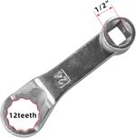 Set Llaves Curvas 1/2", Acodadas Multiuso – 16/17/18/21/24 mm (5 pzs)