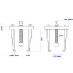 Extractor Delgado de Rodamientos  – 40–90 mm