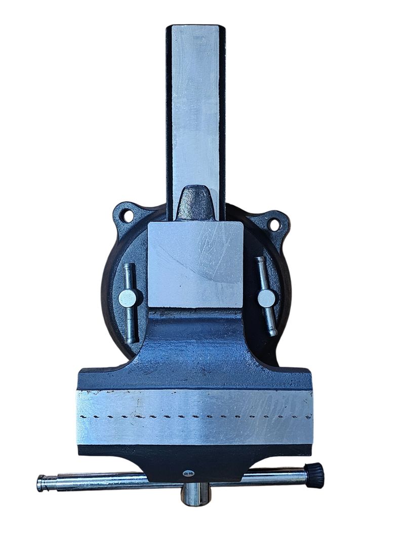 Tornillo de banco industrial, base giratoria 360° – 8” (200 mm)