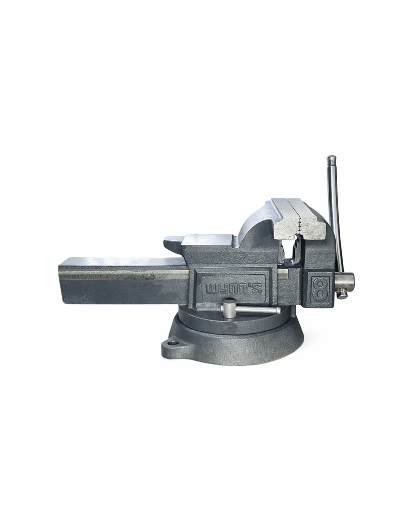 Tornillo de banco industrial, base giratoria 360° – 8” (200 mm)