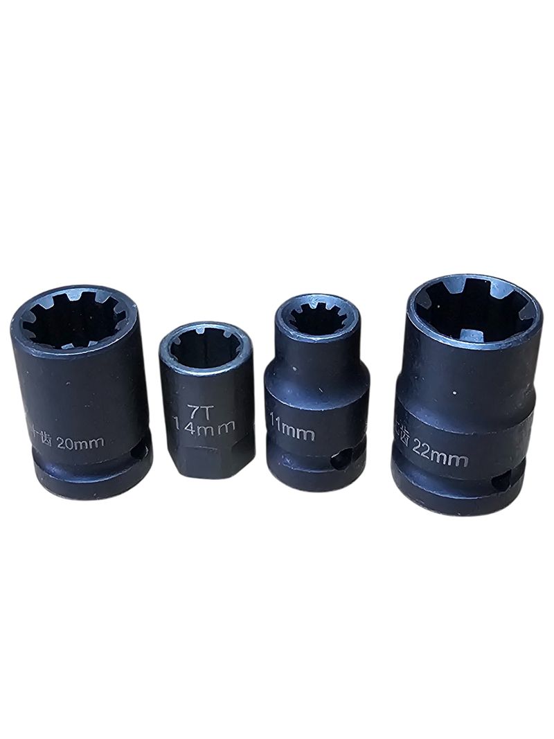 Kit de Dados para Caliper de Frenos VAG Volswagen Audi 7 y 10 Puntas – 4 Piezas