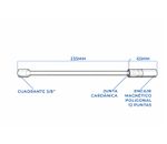 Dado Bujía Cardánico con Extensión (310mm Largo) – 3/8” x 16mm