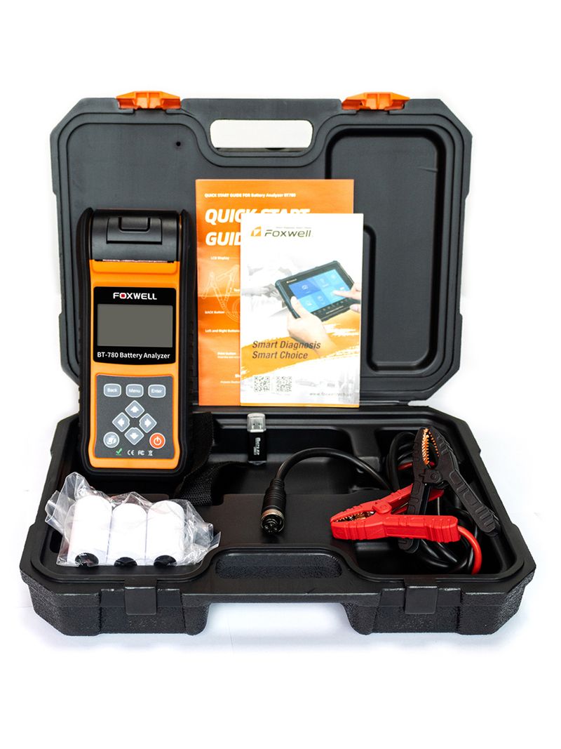 Analizador de Batería con Impresora Térmica 12/24 V (100–3000 CCA)