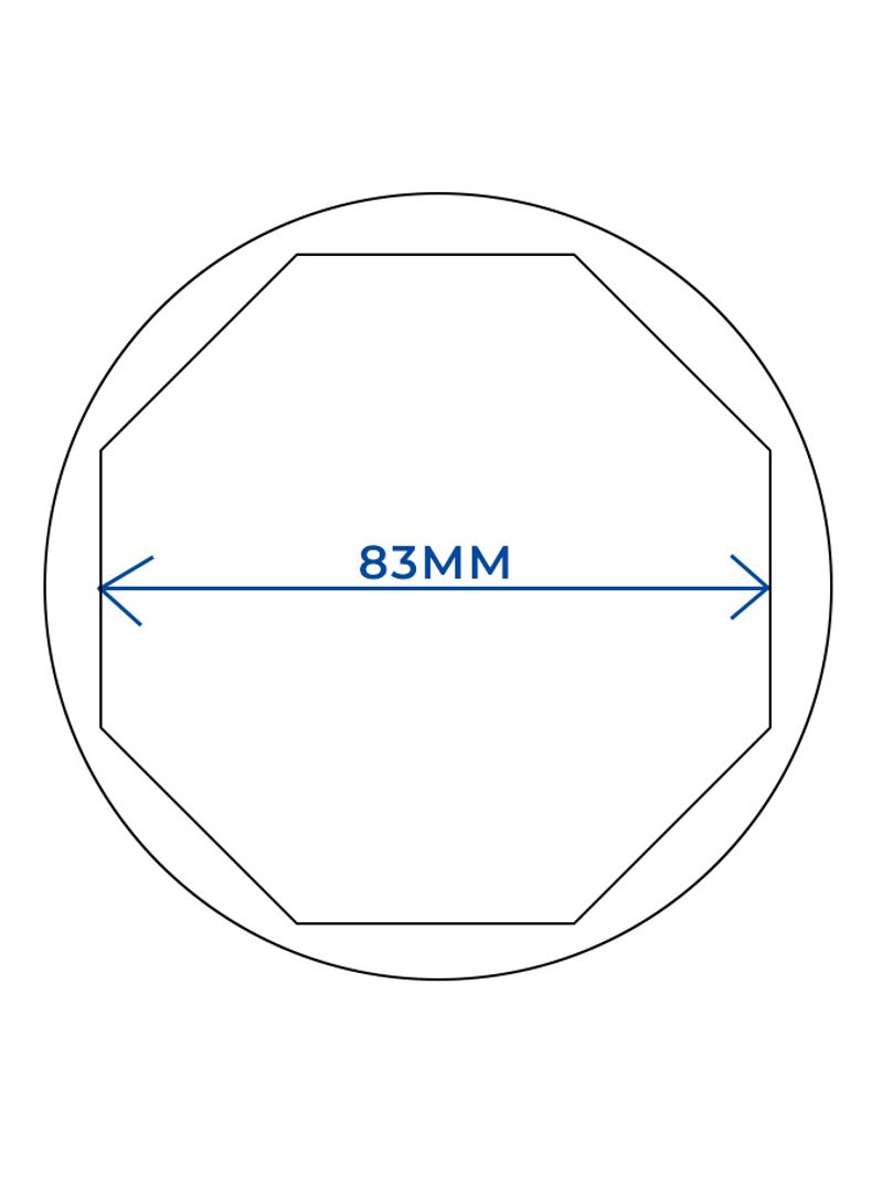 Dado Tuerca Eje Frontal Scania, Octagonal (8 puntas)  1" – 83 mm