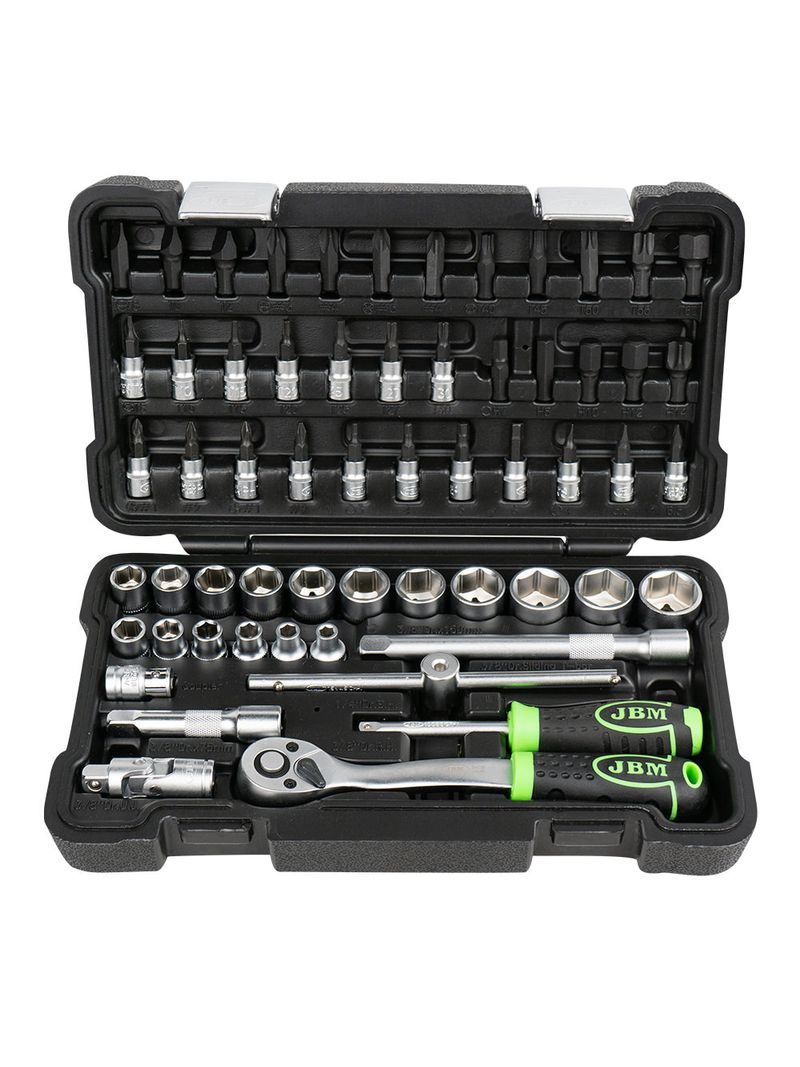 Juego de Dados Hexagonales 3/8” – 59 Piezas