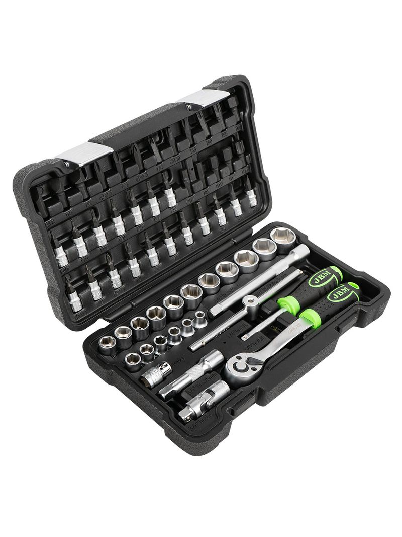 Juego de Dados Hexagonales 3/8” – 59 Piezas