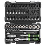 Juego de Dados Hexagonales 3/8” – 59 Piezas