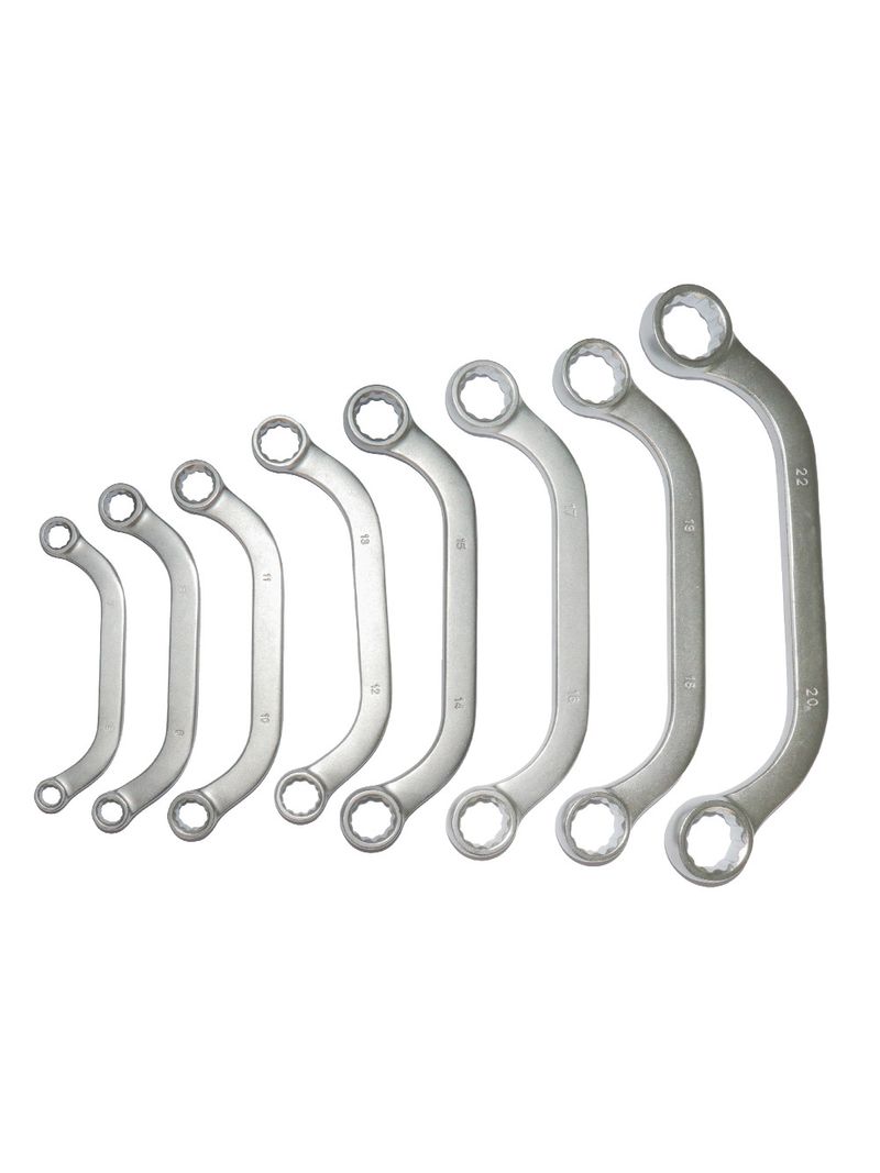 Set de Llaves Tipo “C” 6 a 22mm – 8 Piezas