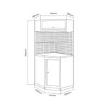 Estensión Armario Modular Esquinero
