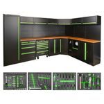 Conjunto De Muebles Modulares Para Taller Mecanico - Completo