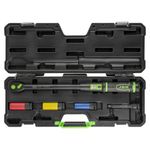 Juego Llave de Torque Dinamométrica 1/2" con Dados Rueda 14-19-21mm