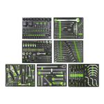 Mueble Con Herramientas De Camión 7 Cajones Equipado - 224 Piezas