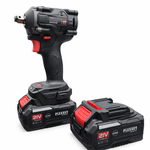 Llave Pistola de Impacto Inalámbrica 1/2" 620Nm 6801 + 2 Baterías y Cargador