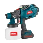 Pistola Pulverizadora Para Pintar Inalámbrica HVLP 20V 1200ml Ronix 8604