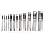 Set de Sacabocados Métricos 3 a 19mm - 12 Piezas
