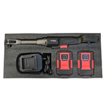 Llave Chicharra Inalámbrica Cuello Largo 1/2” 100Nm Brushless Plessey 6102 con 2 Baterías y Cargador