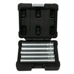 Set de Dados Hexagonales 3/8” Extra Largos 120mm - 5 Piezas