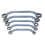 Set Llaves Corona Curva Tipo C Doble Medida - 5 Piezas