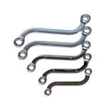 Set Llaves Corona Curva Tipo "S" Doble Medida - 5 Piezas