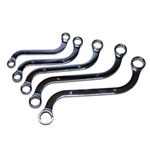 Set Llaves Corona Curva Tipo "S" Doble Medida - 5 Piezas