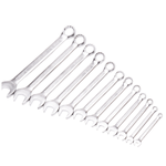 Kit Llaves Combinadas Punta Corona SAE - 12 Piezas
